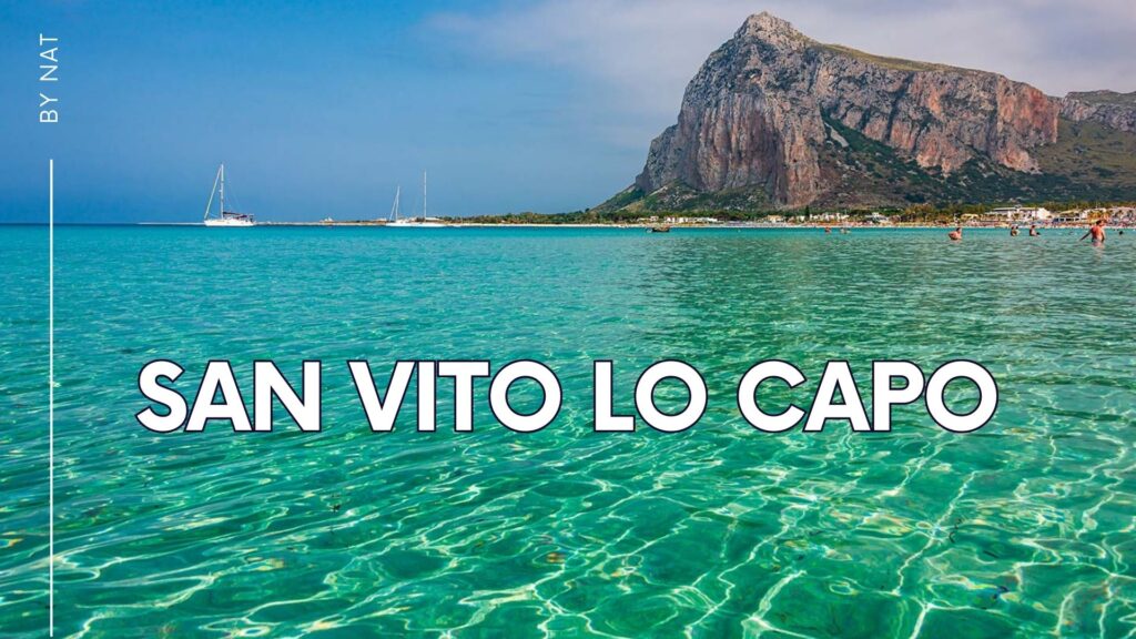 Qué ver en playa de San Vito Lo capo Vista de la playa de San Vito Lo capo