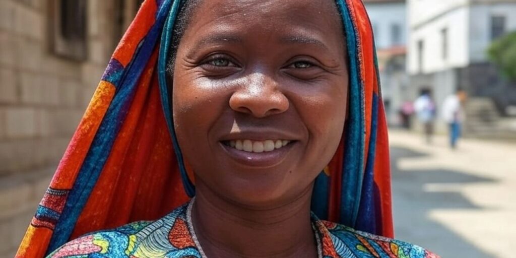 Mujer en Zanzibar