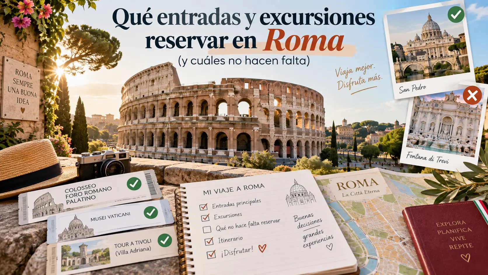 como conseguir las entradas en Roma